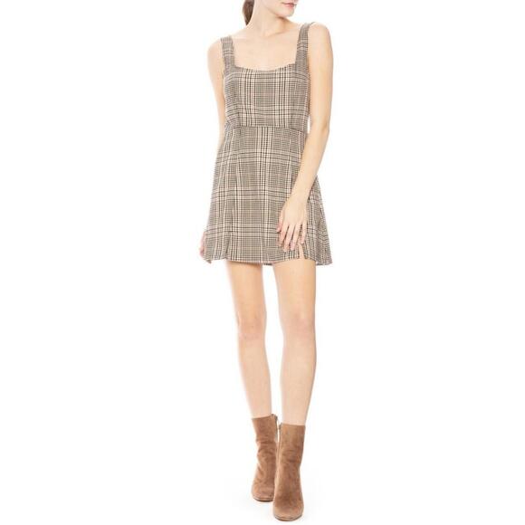 Capulet Lennox‎ Dress Plaid Size Medium Mini Dress - Picture 1 of 7